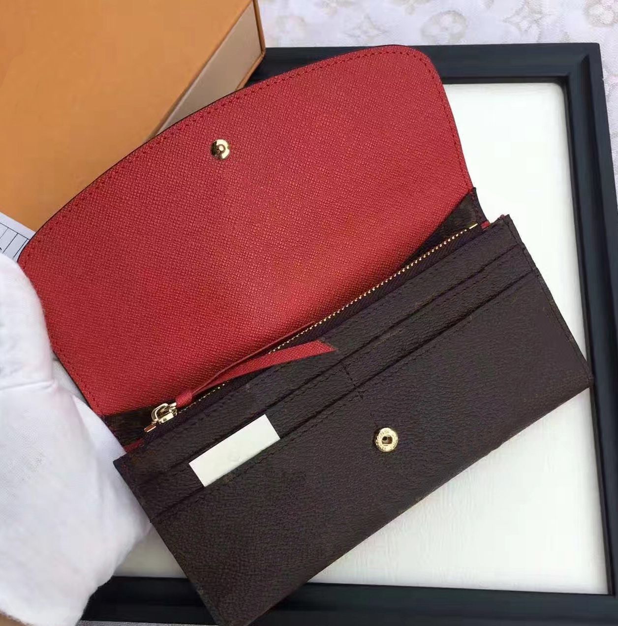 Designer wallet card holder coin purse women classic vintage mini wallet pouch luxury short wallets Pocket clutch handbags woc PRPU long wallets fashion - 6 of 7