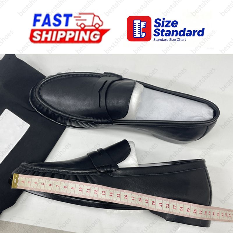 10A Designer Pleated Penny Loafers For Men Women Genuine Leather Le Loafer Mules Slippers Creased Suede Flat Shoes Large Size EU47 Dress Shoes 1137 - 5 of 8