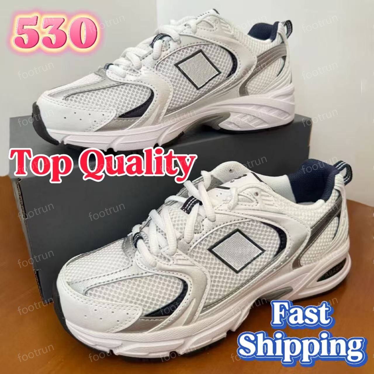 530 Running Shoes Designer Sneaker Men Women Outdoor Fashion Commuting Jogging Sports Casual Shoes Top Quality Anti-skid Wear Resistance Trainers Size 35-46 - 2 of 9