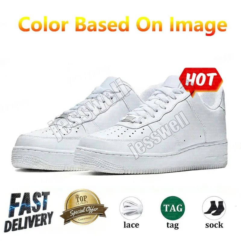 Designer Shoes One shoes men Casual Running Sneakers Classic 1 Triple White Black Red Wheat Panda Utility Starstruck White Ice Outdoor Sports Runners 1s Mens - 2 of 8