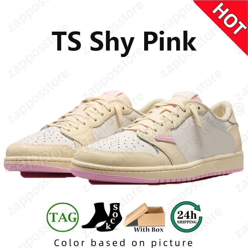 Designer for Men Women Low 1 1s Basketball Shoes Sneakers Black Phantom Tropical Pink Sail Medium Olive Outdoor Sports Trainers Sneaker travi scott low 1 Shoes - 3 of 8