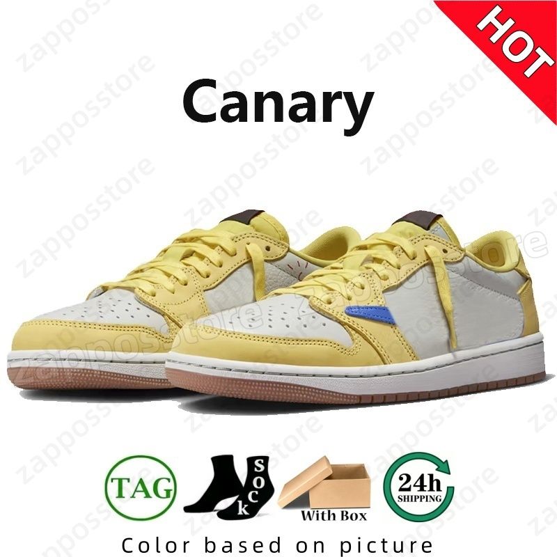 Designer for Men Women Low 1 1s Basketball Shoes Sneakers Black Phantom Tropical Pink Sail Medium Olive Outdoor Sports Trainers Sneaker travi scott low 1 Shoes - 6 of 8
