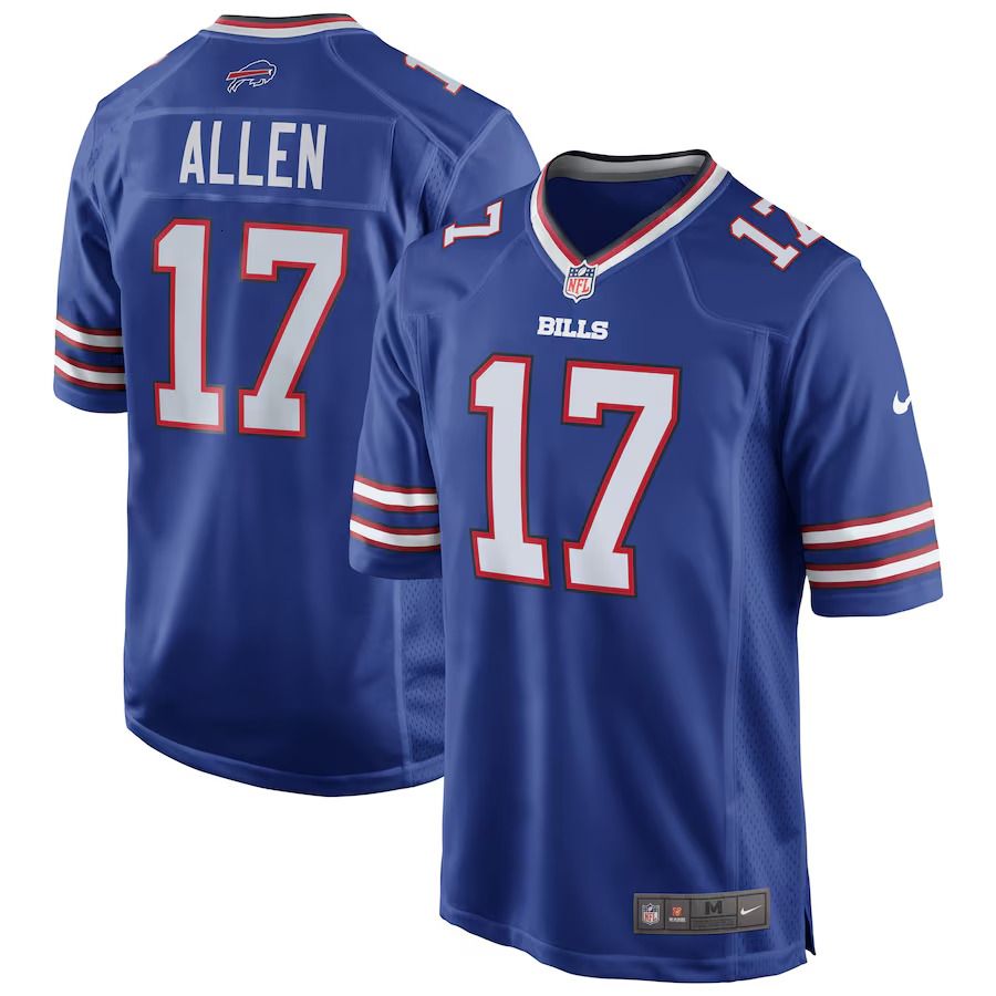Men's Buffalo Bills Josh Allen Gray Nickel City Vapor F.U.S.E. Stitched Limited Jersey #17 Custom Available S-6XL - 4 of 8