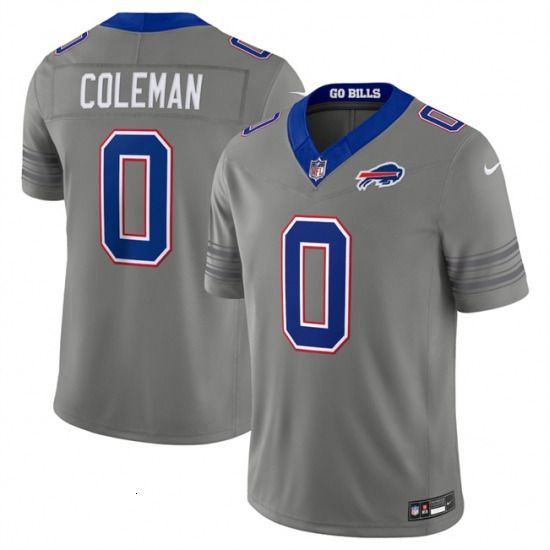 Men's Buffalo Bills Josh Allen Gray Nickel City Vapor F.U.S.E. Stitched Limited Jersey #17 Custom Available S-6XL - 3 of 8