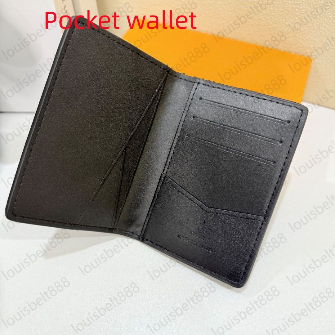 designer Pocket organizer card holder luxury man Monogram Pocket wallet sports field scenery Skiing card holder Golf wallets Multiple colors to choose from - 2 of 7