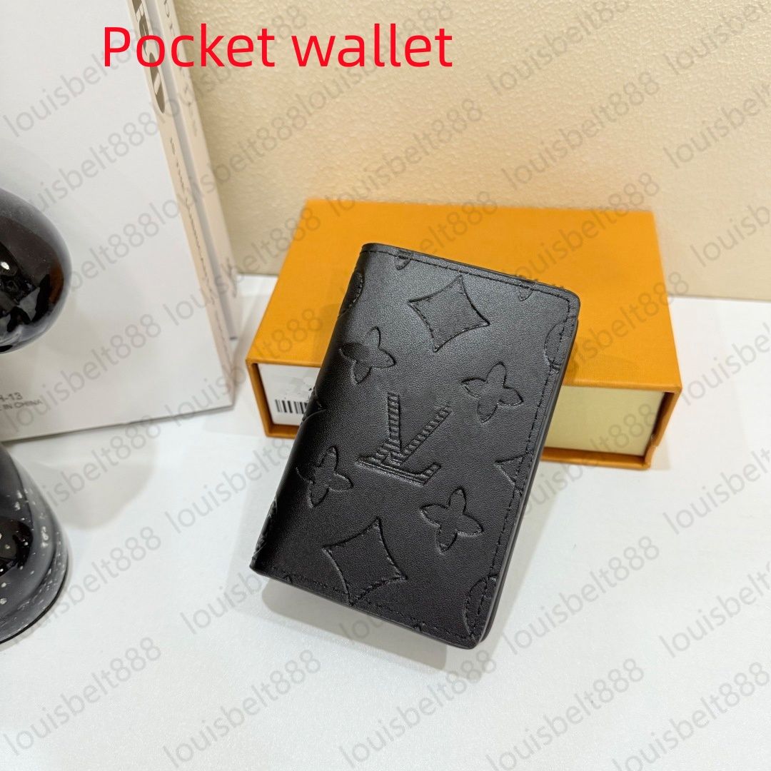 designer Pocket organizer card holder luxury man Monogram Pocket wallet sports field scenery Skiing card holder Golf wallets Multiple colors to choose from - 1 of 7