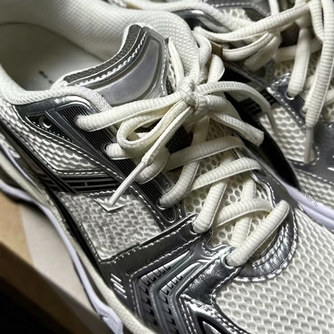 With Box Designer Running Shoes Gels Nyc Mens Womens Cream Solar Power Pure Sier Outdoor Sneakers Sports Athleisure Trainers Fashion Daily Outfit 36-47 - 5 of 8