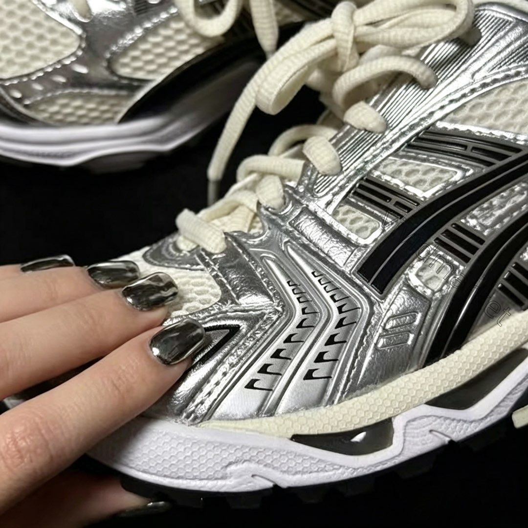 With Box Designer Running Shoes Gels Nyc Mens Womens Cream Solar Power Pure Sier Outdoor Sneakers Sports Athleisure Trainers Fashion Daily Outfit 36-47 - 6 of 8