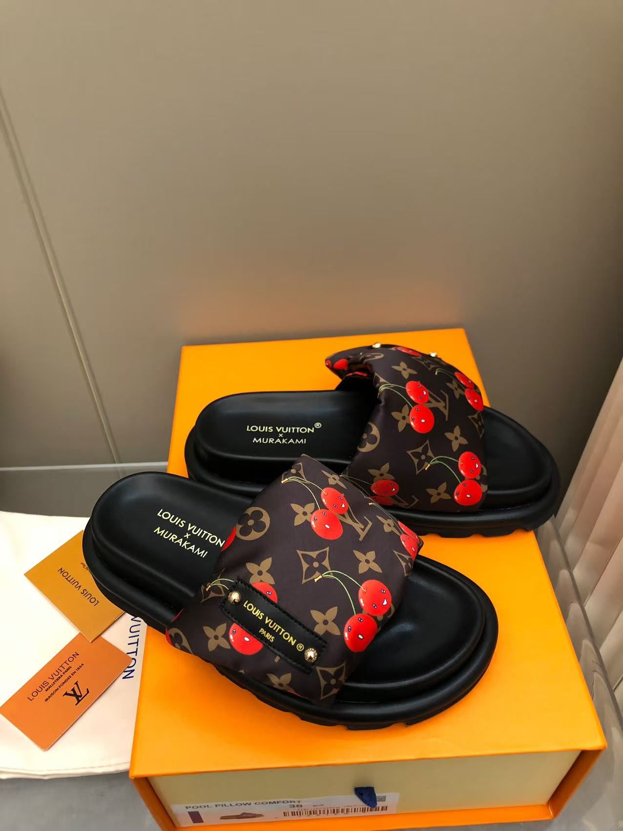 Slides Designer Slippers Women Sandals Flat Fashion Summer Platform Embroidery Slipper Outdoor Shoes Gothic - 2 of 5