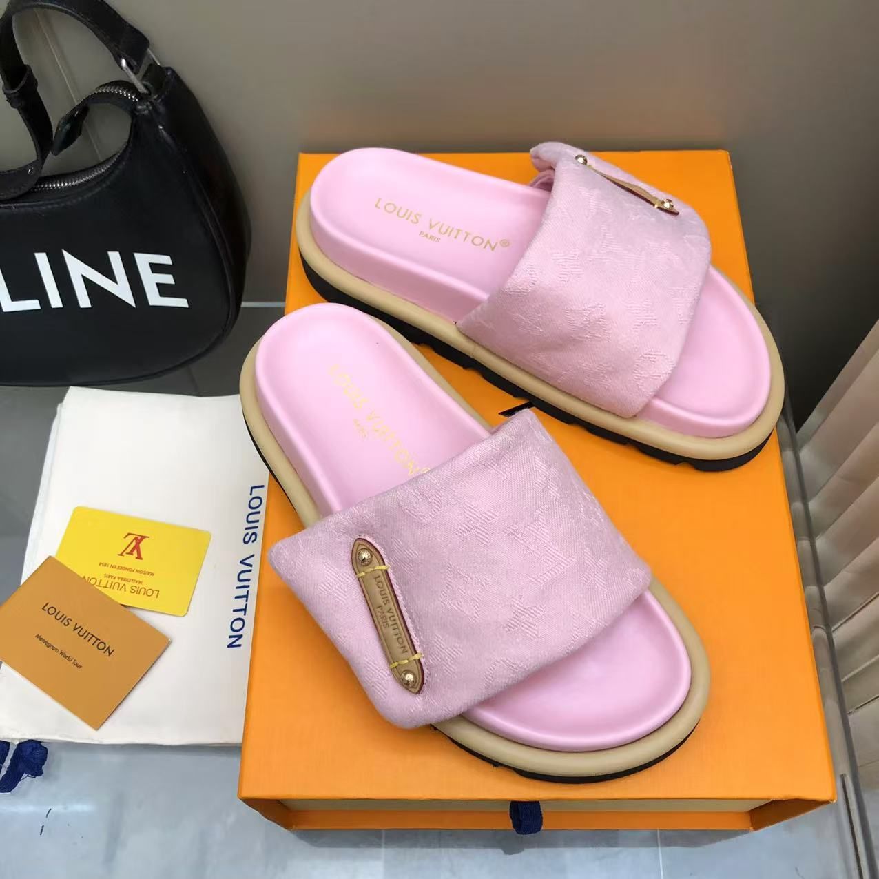 Slides Designer Slippers Women Sandals Flat Fashion Summer Platform Embroidery Slipper Outdoor Shoes Gothic - 5 of 5