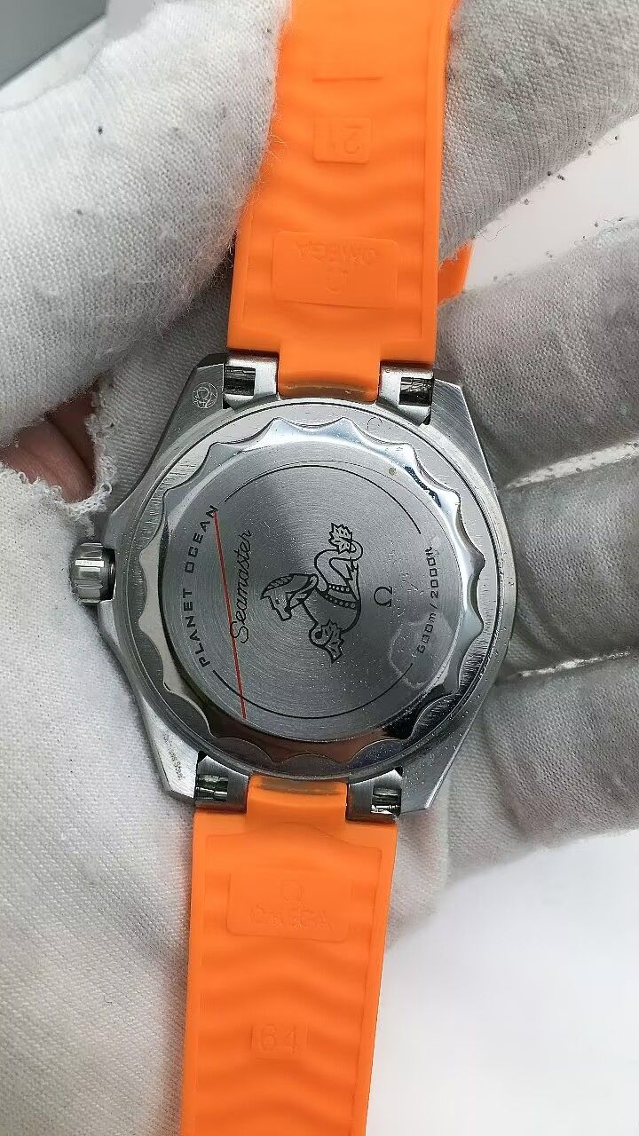OMEGA Seamaster Planet Ocean 600M Co-Axial Master Cortina Watch Ceramic Bezel Men's Watch Stainless Steel Case Silver Case New Black Case - 4 of 9
