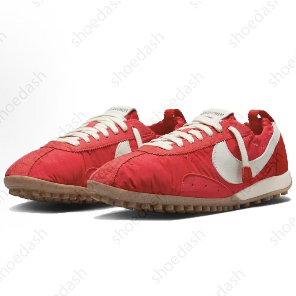 Moons Fashion Jacques Retro Running Shoes Designer Shoes Men Women Nylon Upper Lace Up Non Slip Gum Sole Lightweight Breathable Streetwear Sneakers - 2 of 8