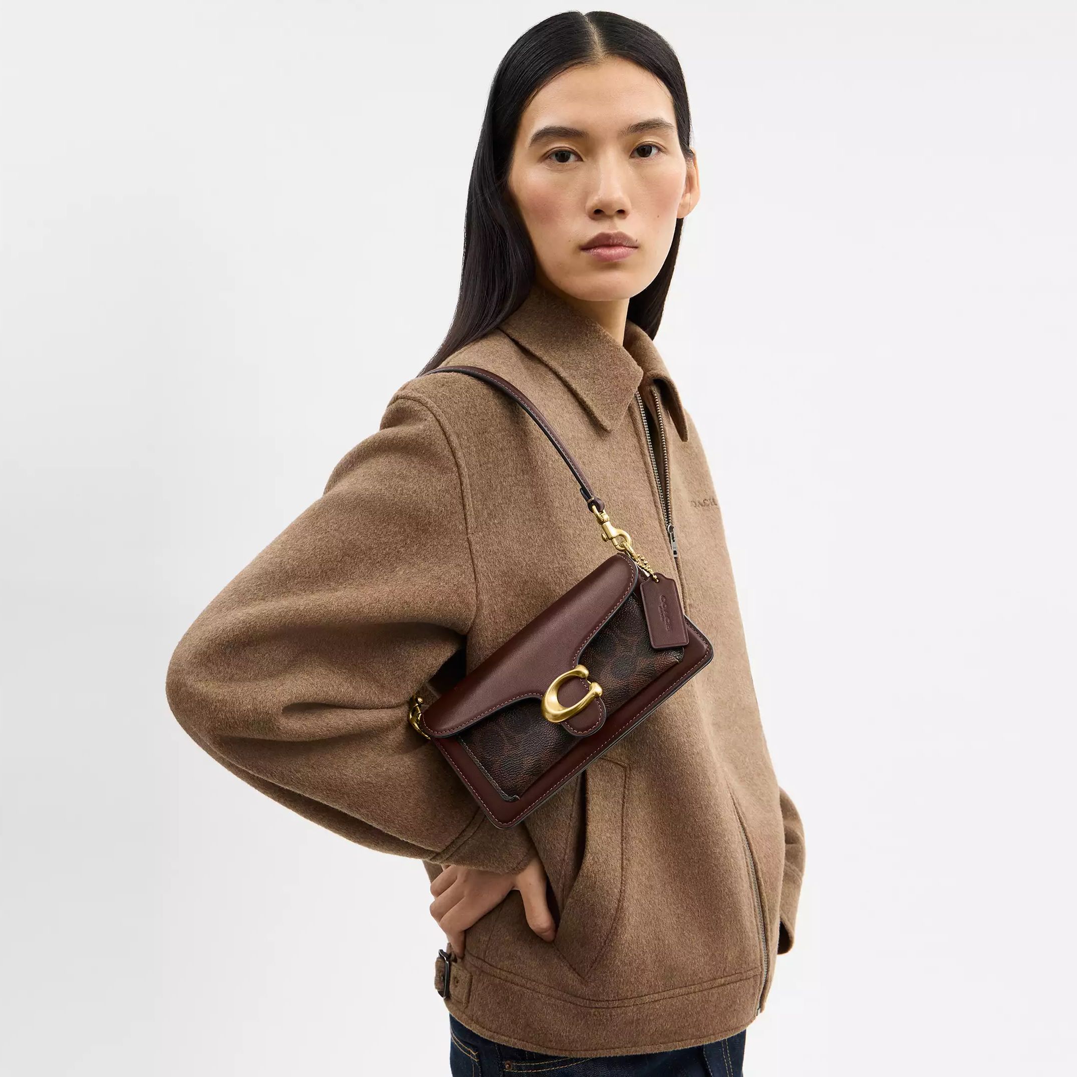 Tabby Shoulder Bag 20 In Signature Canvas - 7 of 7