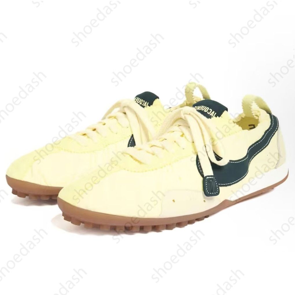 Moons Fashion Jacques Retro Running Shoes Designer Shoes Men Women Nylon Upper Lace Up Non Slip Gum Sole Lightweight Breathable Streetwear Sneakers - 4 of 8