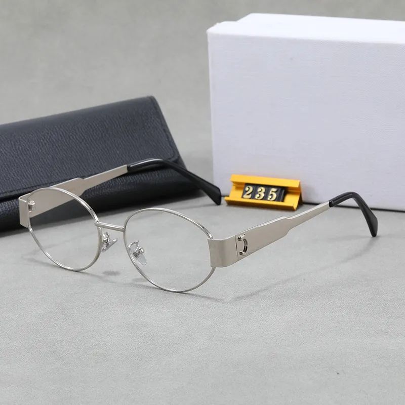 Designer Sunglasses For Women Designer Glasses Ladies Sunglass Metal Full Frame Mirror Woman With Box High Quality - 7 of 7