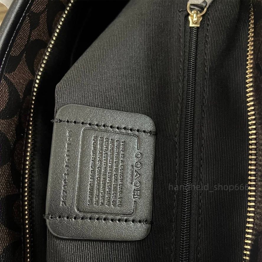 Designer Bag Luxury Bag Shoulder Bag Dark Brown tote bag Classic Large Capacity Canvas Bag Trendy Fall and Winter Must-Have Bag Metal Hardware Crossbody Bag - 6 of 8