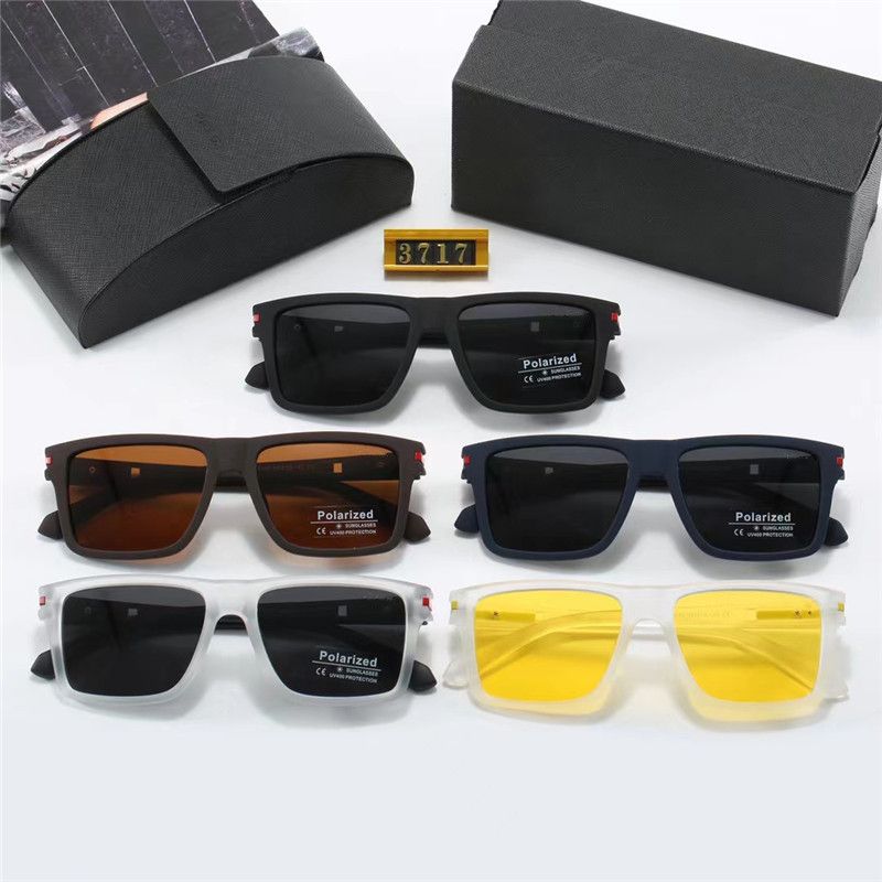 Designer Sunglasses For Women Men Sun Glasses Fashion Classic Sunglasses Luxury Polarized  PC Frame Oversized UV400 Eyewear 3717