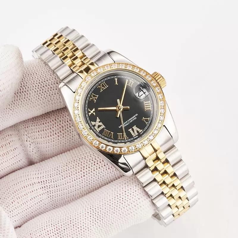 Womens watch Luxury Limited Edimted designer mechanical automatic watches Movement 28mm diamond watch Stainless Steel wristwatches - 8 of 8