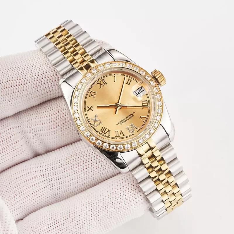 Womens watch Luxury Limited Edimted designer mechanical automatic watches Movement 28mm diamond watch Stainless Steel wristwatches - 1 of 8
