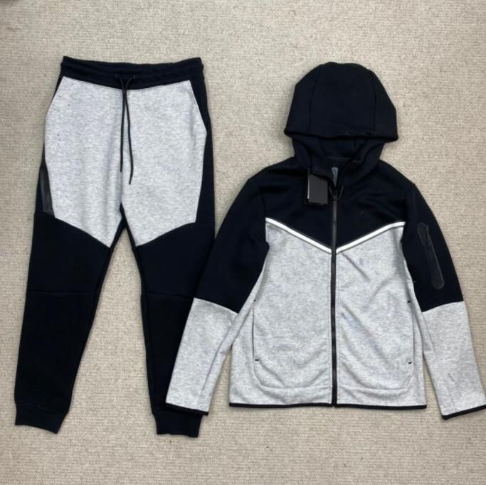 Tech Fleece Mens Womens Hoodies Pants Tracksuits Sports Jackets Space Cotton Trousers Man Tracksuit Bottoms techfleece Man Joggers - 7 of 8