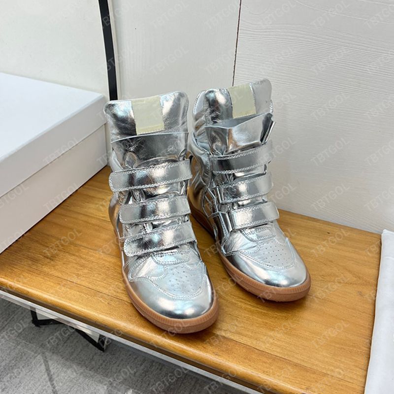Designer women sneakers stylish high top suede wedge sneakers women platform casual shoes 829 - 5 of 8