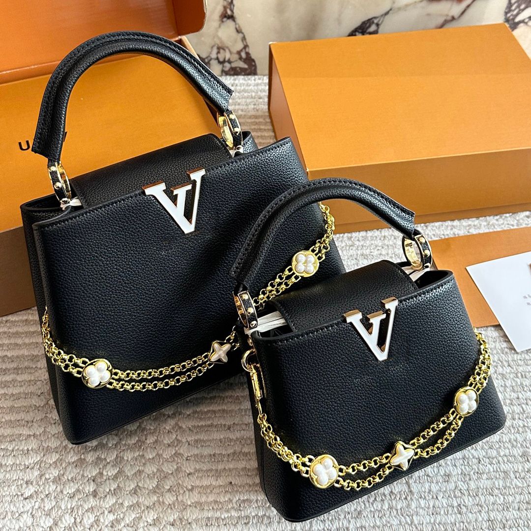 10A Capucines Designer Bag shoulder bag tote bag CrossBody Womens Leather Evenning bags Fashionable Shoulder Clutch Bags high quality shopping bags Lady bags - 1 of 7