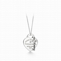 5#Silver Crystal Key