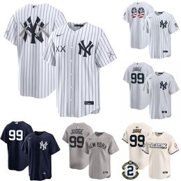 Men's New York Yankees Aaron Judge White USA 250 Fourth of July Home Stadium Jersey Custom Name & Number Available, S 6XL