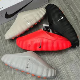 Designer Mind 001 002 Running for Men Women Pre-match Tech Comfortable Slippers Bone Solar Red Black Chrome Light Smoke Grey Fashion Shoes top quality - chnbuybuy