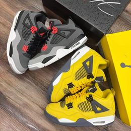 Designer 4s Basketball 4 Shoes For Men Women Black Cat Military Sail Thunder White Oreo Cool Grey Varsity Red Bred Sneakers Blue University Size 36-47 - chnbuybuy