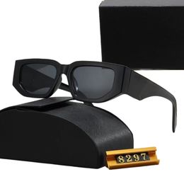 8297 XY Top luxury Sunglasses Polarizing lens designer womens Mens Goggle senior Eyewear For Women eyeglasses frame Vintage Metal Sun Glasses With Box leopard - chnbuybuy