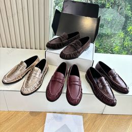 High quality Classic brown Suede Women's loafers slip on shoes Flat heel dress shoes designer loafers for women laidy holiday Leisure Driving shoes Mule slippers 35-43 - chnbuybuy