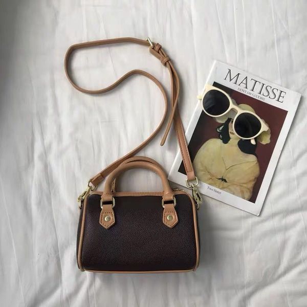 Wholesale new mini boston bags Canvas genuine leather lady messenger bag phone purse fashion satchel nano pillow shoulder bag handbag - Bags, Luggage & Accessories - chnbuybuy
