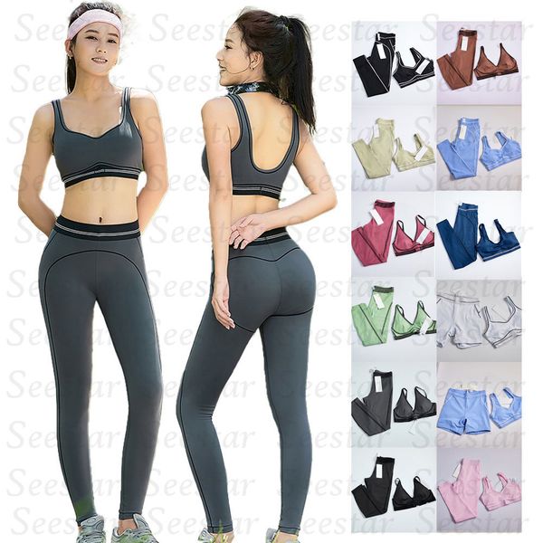 2Pcs Women Yoga Set Gym set Sport Bra High Waist Leggings Outfit, Quick Dry Fitness Gym Running Workout Sportswear - Sports & Outdoors - chnbuybuy