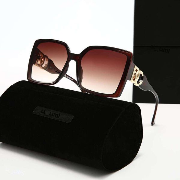 Luxury Designer Sunglasses Oversized Square Acetate Frame Gradient Lens Gold Tone Interlocking High Grade UV400 Protection Fashion DNA dg Eyewear For Women - Fashion Accessories - chnbuybuy