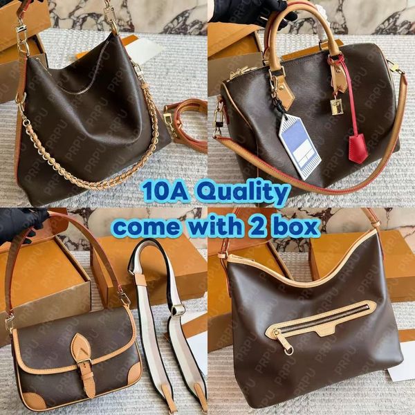 Luxury Genuine Leather Shoulder Bag Women Vintage Boston Crossbody Handbags Rich Texture Large Capacity Commuting Tote Fashion Purse Travel Bag Womens Purse PRPU - Bags, Luggage & Accessories - chnbuybuy