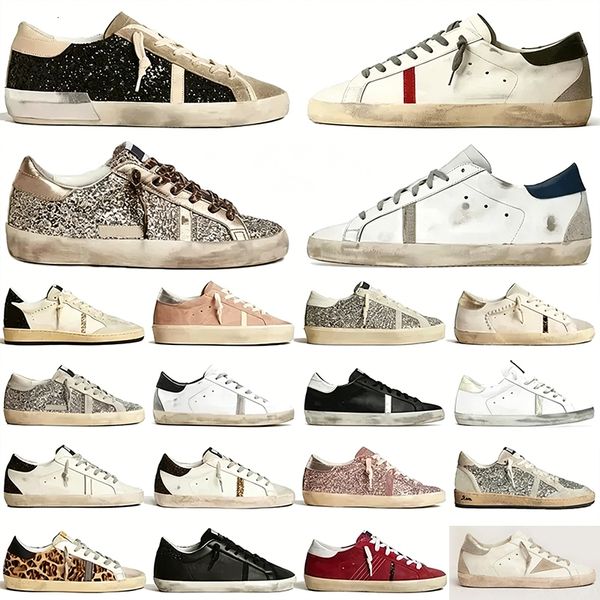 Leather Super Star Shoes For Men Women Designer Casual Shoes Women Dirtys Sneakers Lace Up Low Top Runners Sport Shoes Classic White Training 1026 - Fashion Collection - chnbuybuy