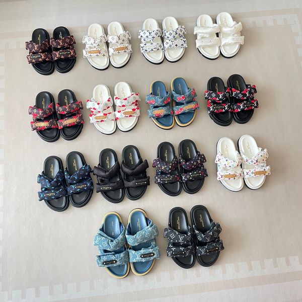 Louis Vuitton x Takashi Murakami Chinelo Pool Pillow Platform Slide Sandals For Women Thick Non Slip Sole Casual Outdoor Beach Vacation Slippers Multiple colors - Shoes & Accessories - chnbuybuy