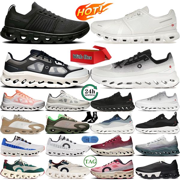 With Box oncloudds mens shoes cloutilt sneakers Cloudmonster Cloudsurfer shoes Cloudswift 4 trainers womens ons cloudes running shoes Remix Black Ivory EUR 36-46 - Shoes & Accessories - chnbuybuy