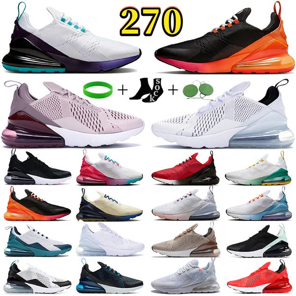 Designer shoe 270 running shoes mens 270s sneakers triple black white Houston San Francisco Core White Olive Light Bone Grape Brown red Men Womens Sport Sneakers - Shoes & Accessories - chnbuybuy