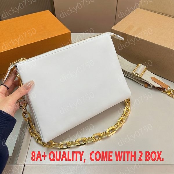 Designer Luxury Style Puffy Envelope Clutch Women's Thick Chain Crossbody Bag Coussin Quilted Shoulder Purse Evening Handbags Premium Quilted wedding guest clutch - Bags, Luggage & Accessories - chnbuybuy