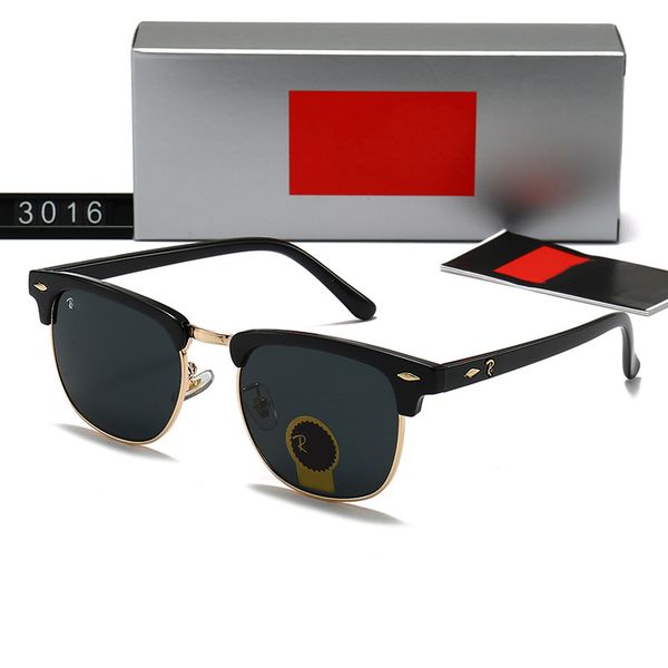 2026 Designer Sunglasses for Womens Mens Outdoor Sunglasses Shades Fashion Goggle UV400 Eyewear Classic glasses 3016 Male Sun Glasses Metal Frame gift With Box - Bags, Shoes & Accs - chnbuybuy