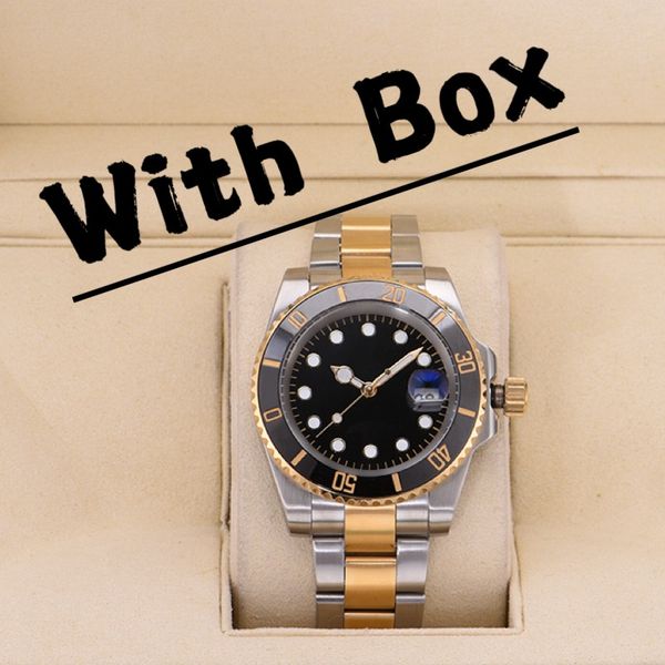U1 Luxury Mens/Womens Watches Automatic Mechanical 40mm Watch 904L Stainless Steel Blue Black Ceramic Sapphire glass luminous WristWatches montre de luxe - Watches - chnbuybuy