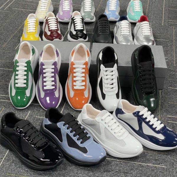 Designer Men Women Sneakers Americas Cup Xl Trainers Leather Lace-up Casual Shoes Outdoor Runner Sport Shoes 36-47 Big Size 53 - Bags, Shoes & Accs - chnbuybuy