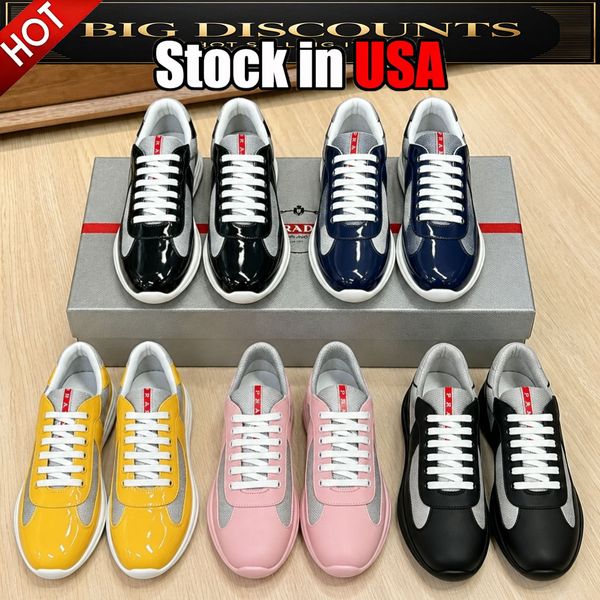 designer shoe cups sneakers shoes americas cup women men sneaker men sier red white grey aviation gold black royal blue mango loden green - Shoes & Accessories - chnbuybuy