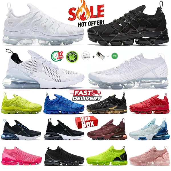 TN Plus 270 Running Shoes 270s Premium Mens Women Sneakers Triple White Black 2.0 3.0 Red Game Pink Wolf Grey Walking Sports Trainers with box 36 47 - Shoes & Accessories - chnbuybuy