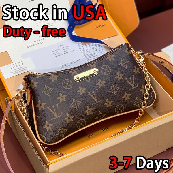 10A Top quality Designer Bag Fashion pochette Liv bag Shoulder bag women Leather Embossed bag Old Flower Handbags Designer purse - Bags, Luggage & Accessories - chnbuybuy