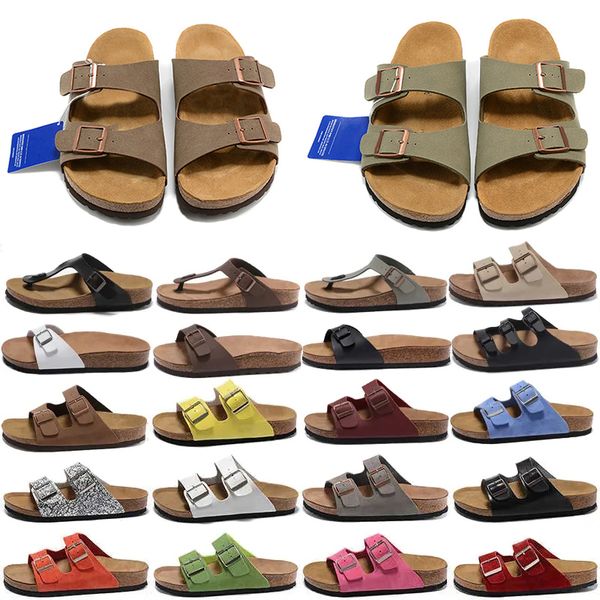 Clog Slippers Designer Clogs Sandals Summer Womens Mens Cork Slides Suede Leather Pantoufle Flip Flops Casual Scuffs Beach Shoes Size 35-46 - Shoes & Accessories - chnbuybuy