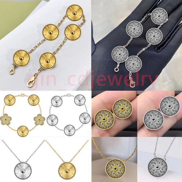 Classic Lucky Clover Necklace Bracelet Earrings Womens and Girls Valentine's Day Mother's Day Engagement Jewelry - Jewelry - chnbuybuy