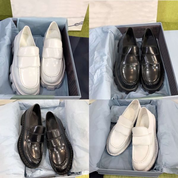 loafers designer men monolith loafer brushed leather loafers women leather shoes High quality 517 - Shoes & Accessories - chnbuybuy